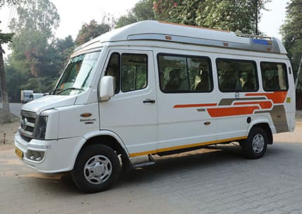 Tempo Traveller on Rent